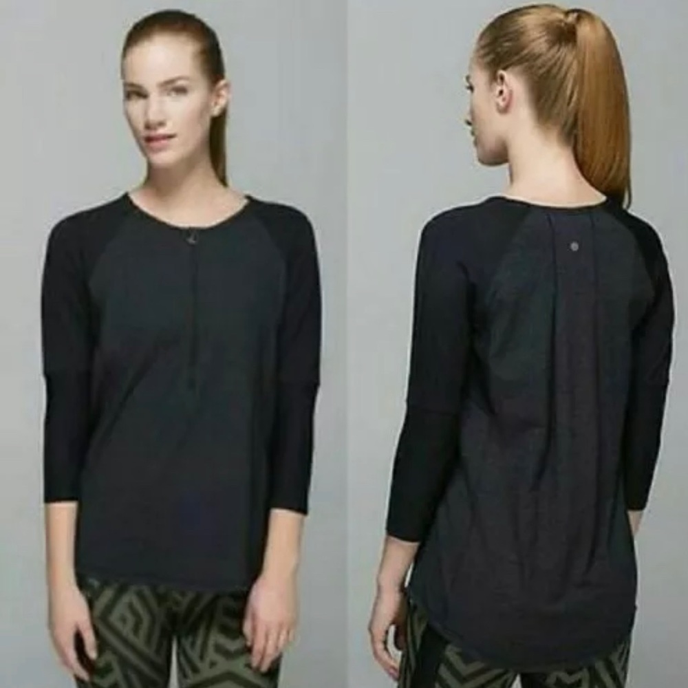 Lululemon spincity half zip up size 6